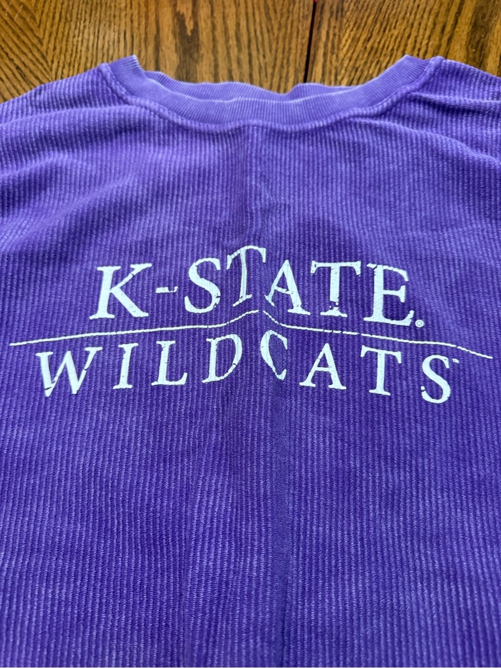 Chick a D K-State Wildcats Purple Crewneck Sweatshirt - K-State - Picture 2 of 5